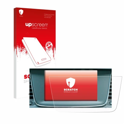 Parte frontale di una confezione del prodotto con il logo del marchio upscreen. Accanto è raffigurato il dispositivo Opel Gran