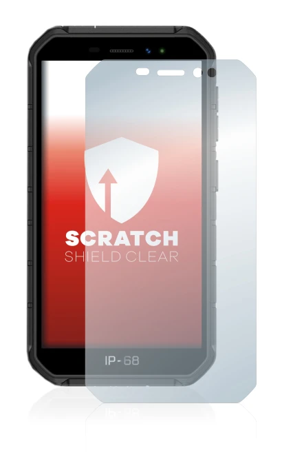 Immagine del dispositivo Ulefone Armor X7 Pro con un'ampia varietà di protezioni per lo schermo.