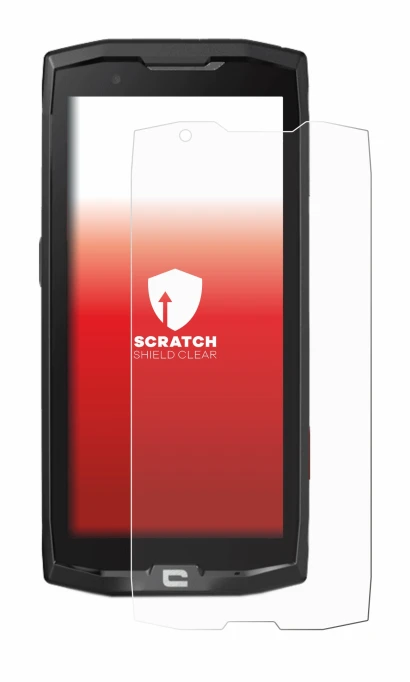 Immagine del dispositivo Crosscall Core X4 con un'ampia varietà di protezioni per lo schermo.