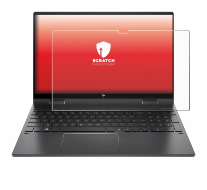 Immagine del dispositivo HP Envy x360 (15-eX) (358 mm x 230 mm) con un'ampia varietà di protezioni per lo schermo.