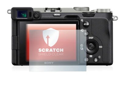 Immagine del dispositivo Sony Alpha 7C con un'ampia varietà di protezioni per lo schermo.