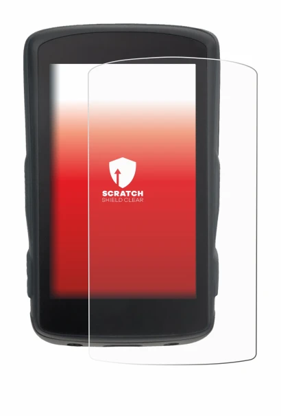 Immagine del dispositivo Hammerhead Karoo 2 con un'ampia varietà di protezioni per lo schermo.