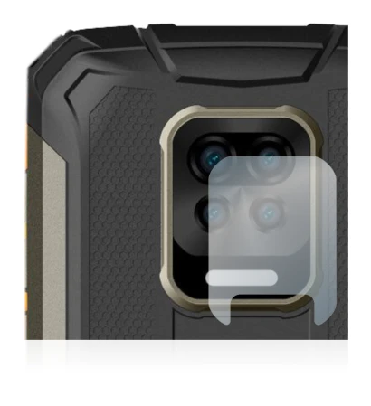Immagine del dispositivo Doogee S59 Pro (SOLO Fotocamera) con un'ampia varietà di protezioni per lo schermo.