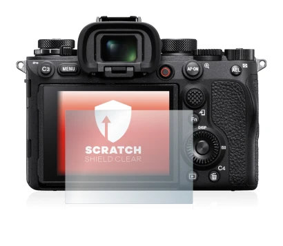 Immagine del dispositivo Sony Alpha 1 con un'ampia varietà di protezioni per lo schermo.