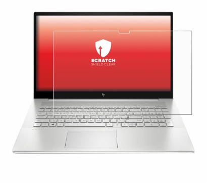 Immagine del dispositivo HP Envy 17-cX con un'ampia varietà di protezioni per lo schermo.