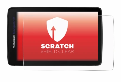 Immagine del dispositivo BMW Navigator VI con un'ampia varietà di protezioni per lo schermo.