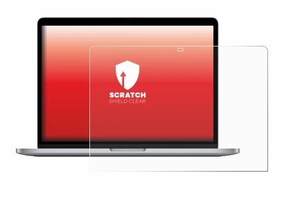 Immagine del dispositivo Apple MacBook Pro 13" M1 2020 con un'ampia varietà di protezioni per lo schermo.