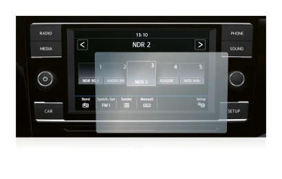 Immagine del dispositivo Volkswagen T6.1 California 2021 Composition Colour 6.5" con un'ampia varietà di protezioni per lo sch