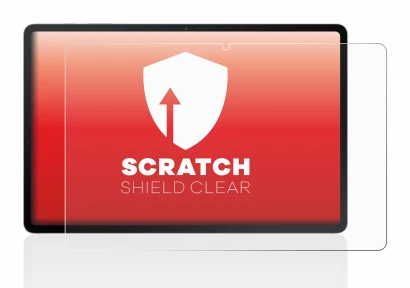 Immagine del dispositivo Samsung Galaxy Tab S7 FE (in formato orizzontale) con un'ampia varietà di protezioni per lo schermo.