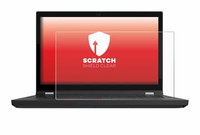 Immagine del dispositivo Lenovo ThinkPad P15 Gen 2 con un'ampia varietà di protezioni per lo schermo.