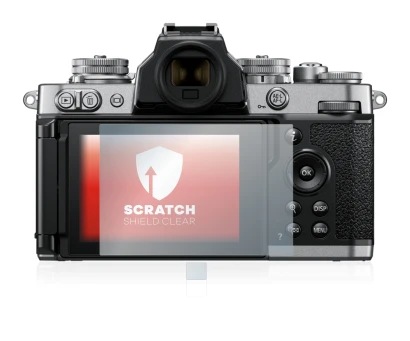 Immagine del dispositivo Nikon Z fc con un'ampia varietà di protezioni per lo schermo.