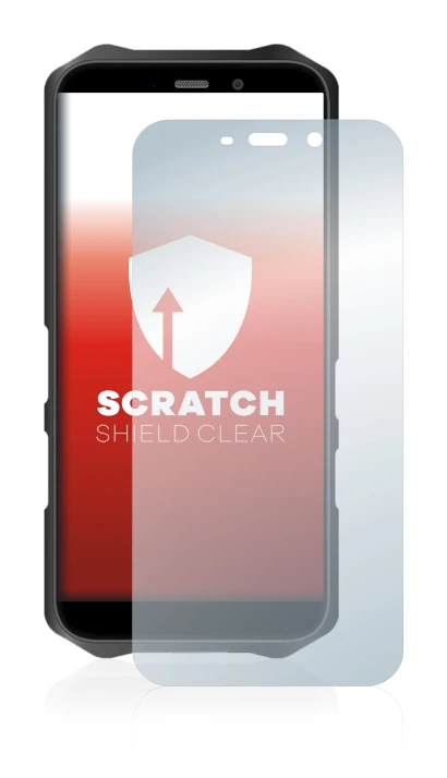 Immagine del dispositivo Oukitel WP12 Pro con un'ampia varietà di protezioni per lo schermo.