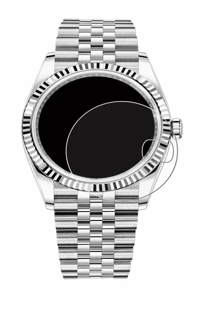 Immagine del dispositivo Rolex Datejust 36 con un'ampia varietà di protezioni per lo schermo.
