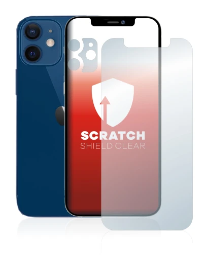 Immagine del dispositivo Apple iPhone 12 (Fronte+Fotocamera) con un'ampia varietà di protezioni per lo schermo.