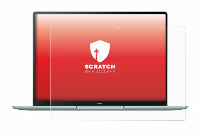 Immagine del dispositivo Huawei MateBook 14s con un'ampia varietà di protezioni per lo schermo.