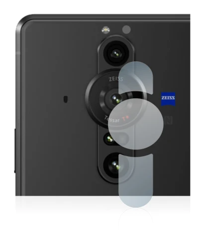 Immagine del dispositivo Sony Xperia Pro-I (SOLO Fotocamera) con un'ampia varietà di protezioni per lo schermo.