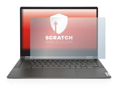 Immagine del dispositivo Lenovo IdeaPad Flex 5i 13.3" con un'ampia varietà di protezioni per lo schermo.