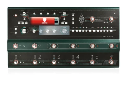 Immagine del dispositivo Kemper Profiler Stage con un'ampia varietà di protezioni per lo schermo.