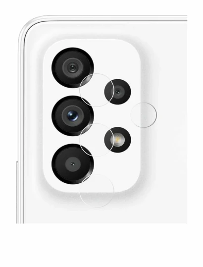 Immagine del dispositivo Samsung Galaxy A53 5G (SOLO Fotocamera) con un'ampia varietà di protezioni per lo schermo.