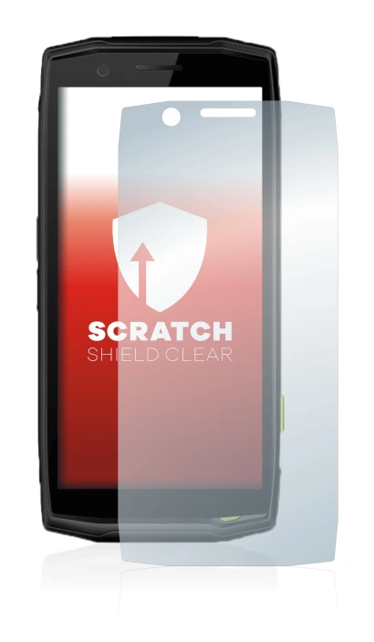 Immagine del dispositivo Crosscall Action-X5 con un'ampia varietà di protezioni per lo schermo.