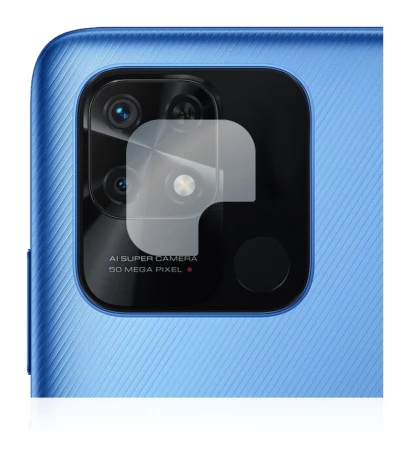 Immagine del dispositivo Xiaomi Redmi 10C (SOLO Fotocamera) con un'ampia varietà di protezioni per lo schermo.