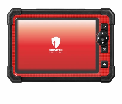 Immagine del dispositivo Launch X-431 CRP919E con un'ampia varietà di protezioni per lo schermo.