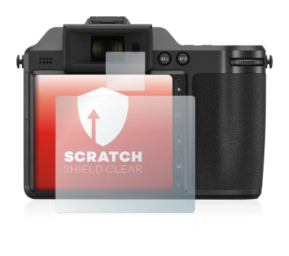 Immagine del dispositivo Hasselblad X2D 100C con un'ampia varietà di protezioni per lo schermo.