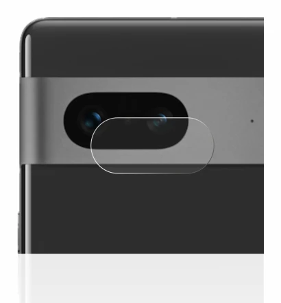 Immagine del dispositivo Google Pixel 7 (SOLO Fotocamera) con un'ampia varietà di protezioni per lo schermo.