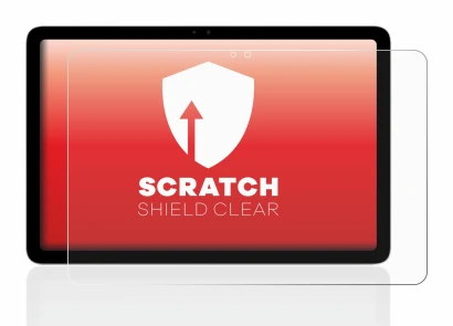 Immagine del dispositivo Google Pixel Tablet con un'ampia varietà di protezioni per lo schermo.
