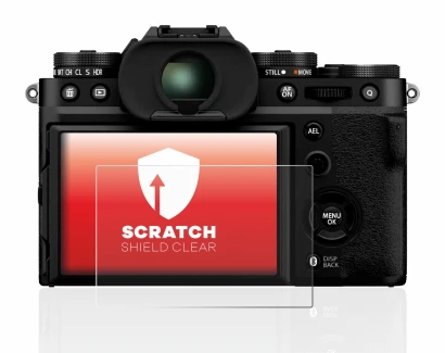Immagine del dispositivo Fujifilm X-T5 con un'ampia varietà di protezioni per lo schermo.