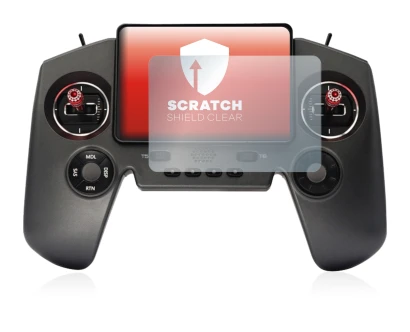 Immagine del dispositivo FrSky Twin Lite con un'ampia varietà di protezioni per lo schermo.