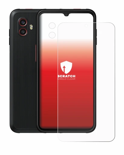 Immagine del dispositivo Samsung Galaxy XCover 6 Pro Enterprise Edition (Fronte+Fotocamera) con un'ampia varietà di protezioni