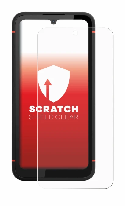 Immagine del dispositivo Gigaset GX4 con un'ampia varietà di protezioni per lo schermo.