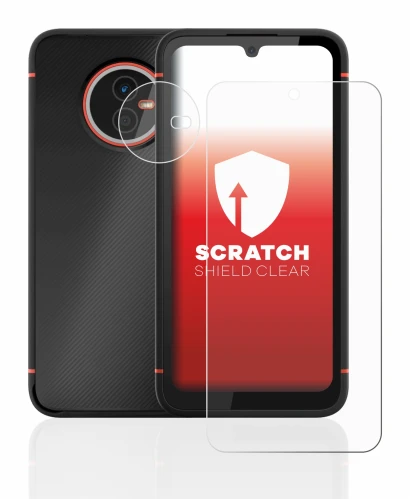 Immagine del dispositivo Gigaset GX4 (Fronte+Fotocamera) con un'ampia varietà di protezioni per lo schermo.