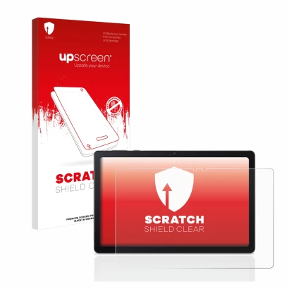 Parte frontale di una confezione del prodotto con il logo del marchio upscreen. Accanto è raffigurato il dispositivo Acer Icon