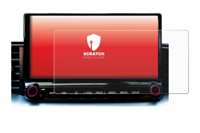 Immagine del dispositivo Kia Xceed 2023 Infotainment System con un'ampia varietà di protezioni per lo schermo.