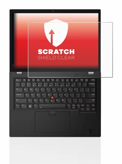 Immagine del dispositivo Lenovo Thinkpad L13 Gen 3 con un'ampia varietà di protezioni per lo schermo.