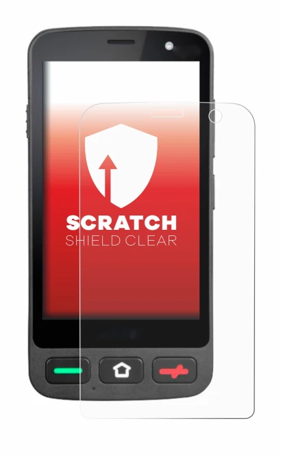 Immagine del dispositivo Brondi Amico Pocket con un'ampia varietà di protezioni per lo schermo.