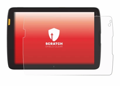 Immagine del dispositivo Zebra ET40 8" con un'ampia varietà di protezioni per lo schermo.