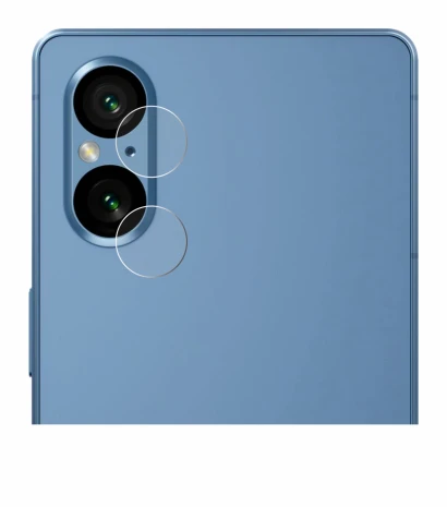 Immagine del dispositivo Sony Xperia 5 V (SOLO Fotocamera) con un'ampia varietà di protezioni per lo schermo.