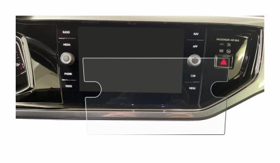 Immagine del dispositivo Volkswagen Polo VI Ready 2 Discover 8" con un'ampia varietà di protezioni per lo schermo.