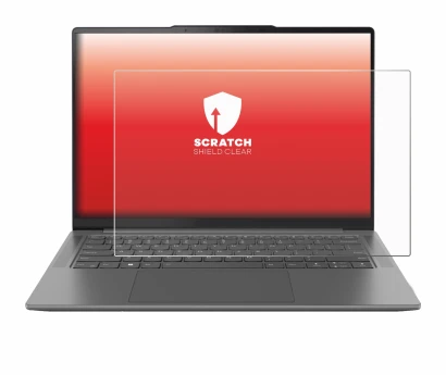 Immagine del dispositivo Lenovo Yoga Pro 7 Gen 8 14" con un'ampia varietà di protezioni per lo schermo.