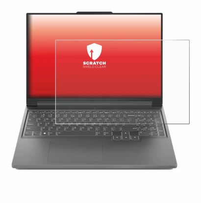 Immagine del dispositivo Lenovo Legion Slim 5 14 con un'ampia varietà di protezioni per lo schermo.