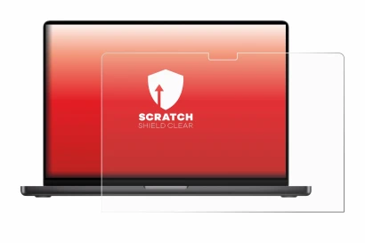 Immagine del dispositivo Apple MacBook Pro 14" M3 2023 con un'ampia varietà di protezioni per lo schermo.