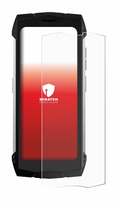 Immagine del dispositivo Doogee S Mini con un'ampia varietà di protezioni per lo schermo.