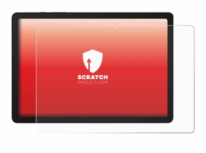 Immagine del dispositivo Samsung Galaxy Tab A9 Plus WiFi con un'ampia varietà di protezioni per lo schermo.