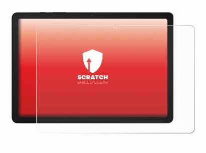 Immagine del dispositivo Samsung Galaxy Tab A9 Plus 5G con un'ampia varietà di protezioni per lo schermo.