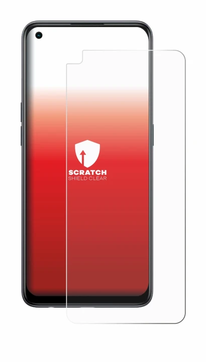 Immagine del dispositivo Oppo Reno 8T con un'ampia varietà di protezioni per lo schermo.