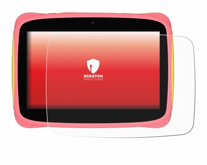 Immagine del dispositivo Blackview Tab 3 Kids con un'ampia varietà di protezioni per lo schermo.