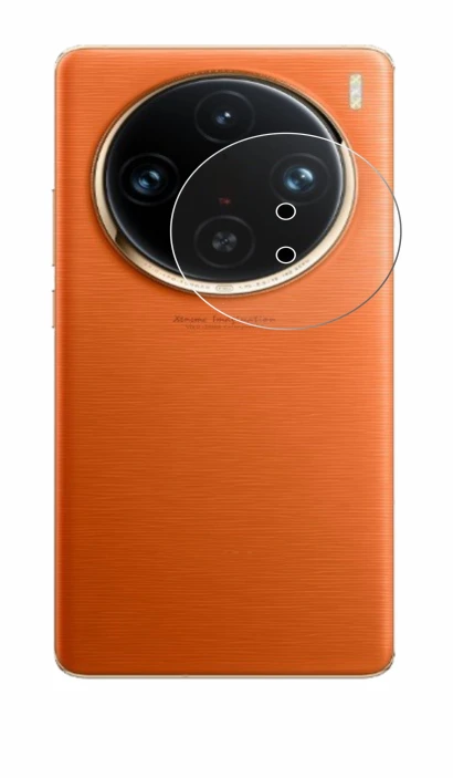 Immagine del dispositivo Vivo X100 Pro (SOLO Fotocamera) con un'ampia varietà di protezioni per lo schermo.
